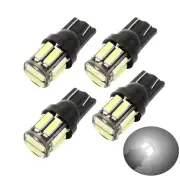 4 Pack 10-7020 SMD Car Clearance Bulbs T10 LED 194 168 Wedge Replacement Reverse Dashboard Light Bulbs License Plate Lig