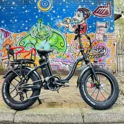 KRISTALL Y20 20" inch Foldable ebike Electric Folding Bike Fat Tyres Ebicycle AU