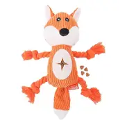 Stuffed Dog Toy Squeak Plush Chew Toy Feeder Toy For Small And Medium Dogs
