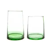 Nicola Spring 12 Piece Merzouga Recycled Highball and Tumbler Glasses Set - 6 Highballs & 6 Tumblers