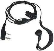 [HeyNana] 2 Pin PTT Headphone for Baofeng Pofung UV-5R UV5-RA Walkie Transmitter with Two Pins (Remote Controls)