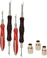 Chrome Seam Ripper Woodturning Kit with Bushing Set - DIY Crafting Essential