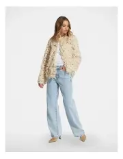 [Decjuba] Lenora Sequin Feather Jacket