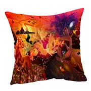 Fantasy Art Unicorn Pegasus Volcanoes and Beautiful Artist Cushion Cover
