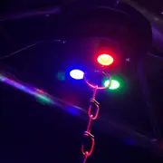 CR Lite Mirror Ball Motor With Red Green Blue 1W LED Light Capacity 3.5kg
