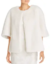 Adrianna Papell Faux-Fur Jacket