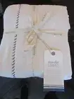 West Elm Ikat stripe King Steven Alan King duvet cover + 3 Euro shams New