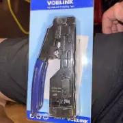 RJ45 RJ11 RJ12 Network Ethernet Cable Crimping Tool Compact Modular Crimper