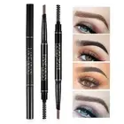 Eyebrow Pencil Waterproof Brow Liner with Brush Make Up Tint Microblading Tattoo