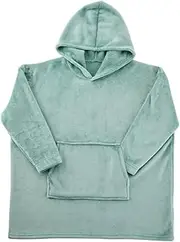 MyHouse Cosy Sherpa Hooded Blanket - Sage