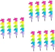 3sets Mini Paint Markers Rainbow Colors Draw Build Creative Art Set for Toddlers 4pcs*3