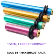 Metal Stem, Cone Piece with Rubber Grommet