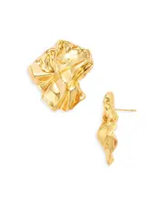 Aqua x Angelica Hicks Flower Petal Drop Earrings - Exclusive