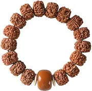 [ADovz] Mens bracelet Natural Bodhi Bracelet, Vajra Bodhi Men And Women Wrist Accessories Wenwan, Prayer Charm Bracelets, One Size, Agate