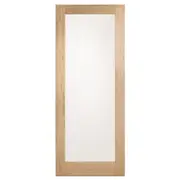 Corinthian 2340 x 920 x 35mm Internal Door White Oak Moda Translucent Glass AMODG1 - 920mm