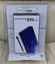 NEW Sealed Nintendo DS Lite Console Cobalt Blue/Black in Blister Pack RARE