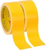 uxcell 1.6"x0.01" Bookbinding Tape, 22 Yard Total 2 Roll Cloth Bookbinding Repair Tape Book Binding Tape Self Adhesive for Repairing Old Books, Yellow