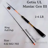 在飛比找蝦皮購物優惠-Getsu UL Maniac Gen III Penta 