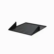 StarTech 2 Post Server Rack Shelf, Vented, Center Mount, Black - CABSHF2POSTV2