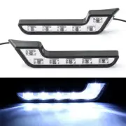 Waterproof Car 12V Grille Mount LED Lights for Fog Light Day Driving Lamp White (for: Audi)