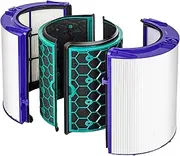 Glass HEPA + Inner Carbon Filter Compatible with Dyson Air Purifier TP04 TP05 TP07 HP04 HP05 DP04 Filter for Dyson Pure Cool and Pure Hot + Cool Air Purifier