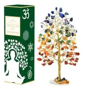 7 Chakra Tree of Life - Crystal Tree for Positive Energy, Spiritual, Good Luck