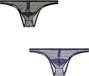 [lclvld] Men's Briefs Transparent Erotic Briefs Low Rise Briefs Breathable Sexy Jockstrap Sort Underwear Briefs