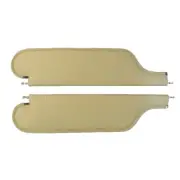 Sun Visor for 1966-67 Chevrolet Chevelle Hardtop 2/4DR Ribbed Black Front