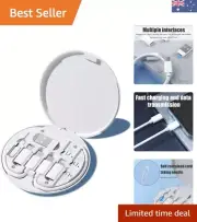 Multifunctional Data Cable Conversion Head Portable Storage Box, Multi-Type C...