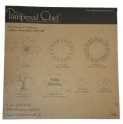 The Pampered Chef Cake Stencil Set #1535 New