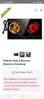 Hobsir Hob 2 burner electric cooktop