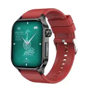 Smart Watch for Men Women, 2.04 Inch Color Screen, Sleep and Stress Monitor, Smartwatch Compatible with Android and iOS,150 Sports Modes (Red)