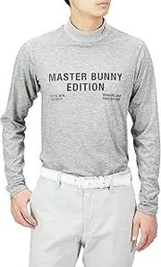 MASTER BUNNY(マスターバニー) 758-2266001 Men's Long Sleeve High Neck Shirt (Dry Mix), Golf Inner Wear
