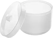 1 Piece Nail Art Tool Cleaning Cup Nail Art Tool Sterilizer Cup Nail Tools Cleaning Tray Box Container Net Basket Case Manicure Tools Jar Soak Box for Nail Art Accessories, Transparent