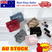 Dutch Velvet Elastic Hair Tie Organizer Elastic Storage Bag Lipstick Bag KJ