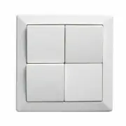 HPM 10A Como 3 Gang Vertical Switch