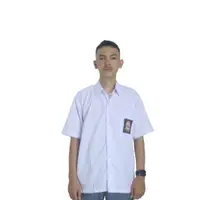 在飛比找蝦皮購物優惠-Putih KEMEJA 2023 新款校服白襯衫短袖高中襯