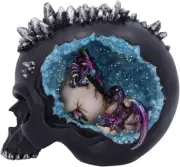 Crystal Hatchlings Backflow Incense Burner 14Cm, Blue