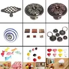 Kitchen Furniture Door Cabinet Knob Ceramic Alloy Drawer Pull Handle Hardware