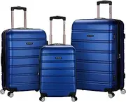 [Rockland] Melbourne Hardside Expandable Spinner Wheel Luggage, Blue, 3-Piece Set (20/24/28), Melbourne Hardside Expandable Spinner Wheel Luggage