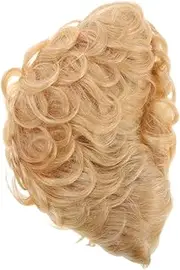 Minkissy Short Curly Wig for Women Human Hair Lace Front Wig Realistic Wavy Curly Bangs