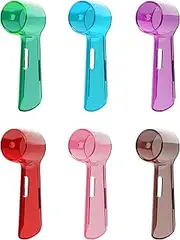 Nincha Powered Toothbrush Head Cover for Oral-B io Series Toothbrush Head - Multiple Colors -Pack of 6