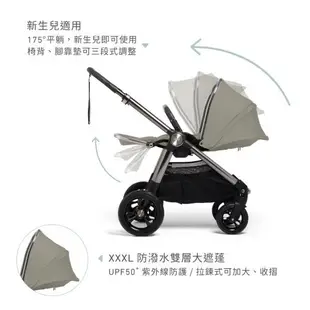 Mamas & Papas Ocarro 雙向 高景觀 避震輪 可平躺 新生兒 嬰兒手推車 0m+(聖母峰)