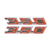 1968-69 FIREBIRD "350" HOOD EMBLEM PAIR (F1252) SHIPS FREE