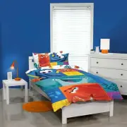 Disney Pixar Finding Nemo Dory Licensed Quilt Cover Set Single by Disney