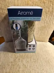 Airome Ultrasonic Essential Ceramic Oil Diffuser With Peppermint Oil New