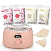 Digital Wax Warmer Kit for Hair Removal At Home with 4 Formulas (NEW)
