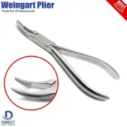 Alicates dentales Weingart de 13,5 cm para doblar alambres y colocar arcos