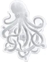 COHEALI Decor epoxy Resin Octopus Modeling Mold Flexible Octopus Mold Octopus Silicone Mold Octopus Craft Making Mold DIY Crafts Mold Silicone Crafts Mold Silica Gel 3D Delicate Tool White