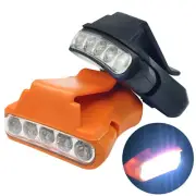 Cap Hat Light 5-LED Headlamp 90° Rotatable Hat Visor Brim Clip-on Lamp Hunting